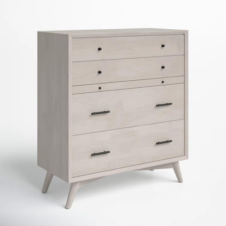 Williams 4 Drawer 38'' W Solid Wood Chest