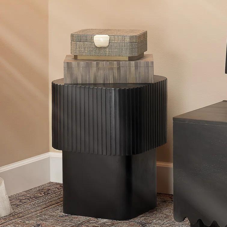 Jamie Young Company Notch Solid Wood End Table