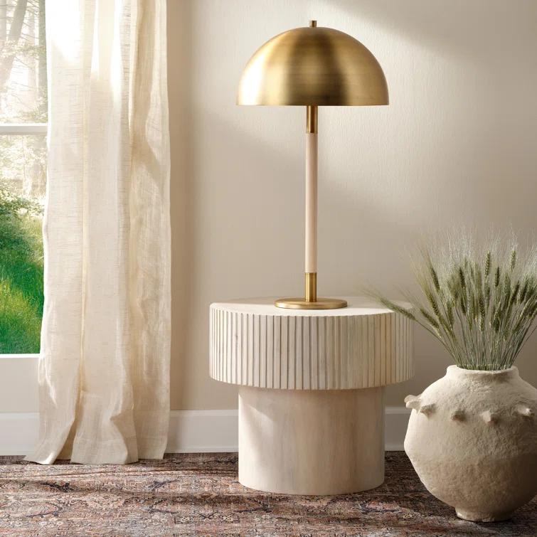 Notch Solid Wood End Table