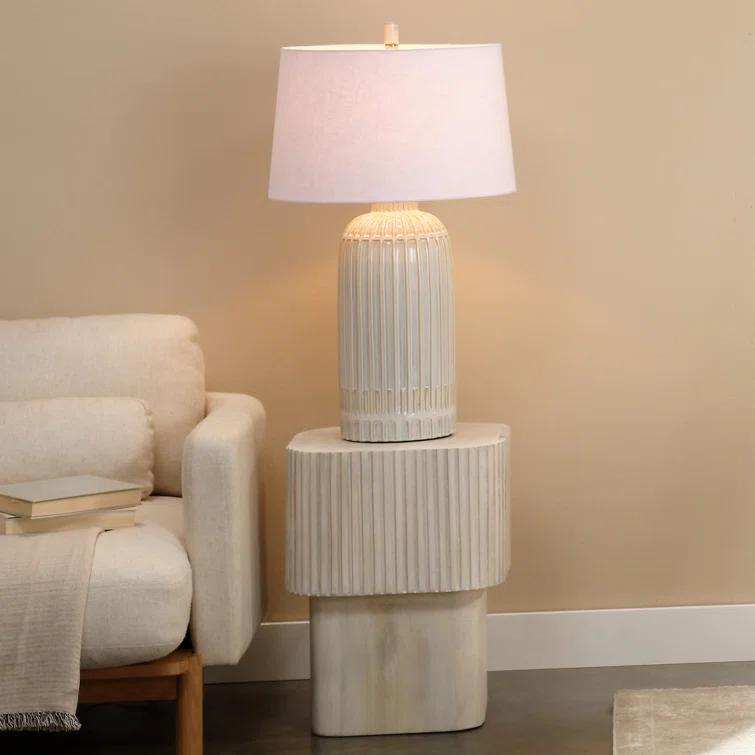 Jamie Young Company Notch Solid Wood End Table