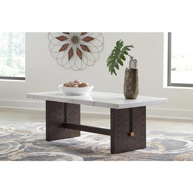Lark Manor™ Cuzzocrea Marble Top Single Coffee Table