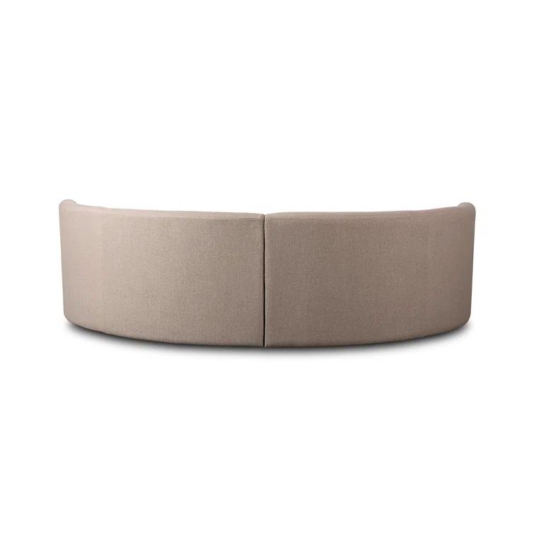 Kaylani Dining Bench - Taupe Performance Fabric