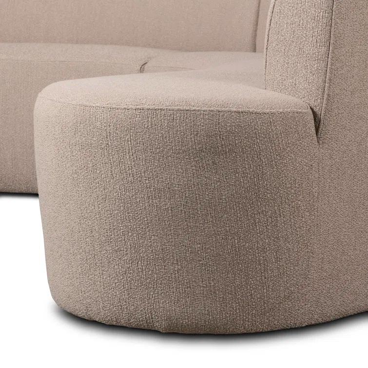 Kaylani Dining Bench - Taupe Performance Fabric