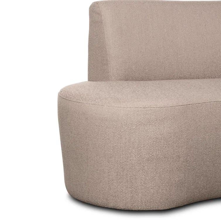 Kaylani Dining Bench - Taupe Performance Fabric