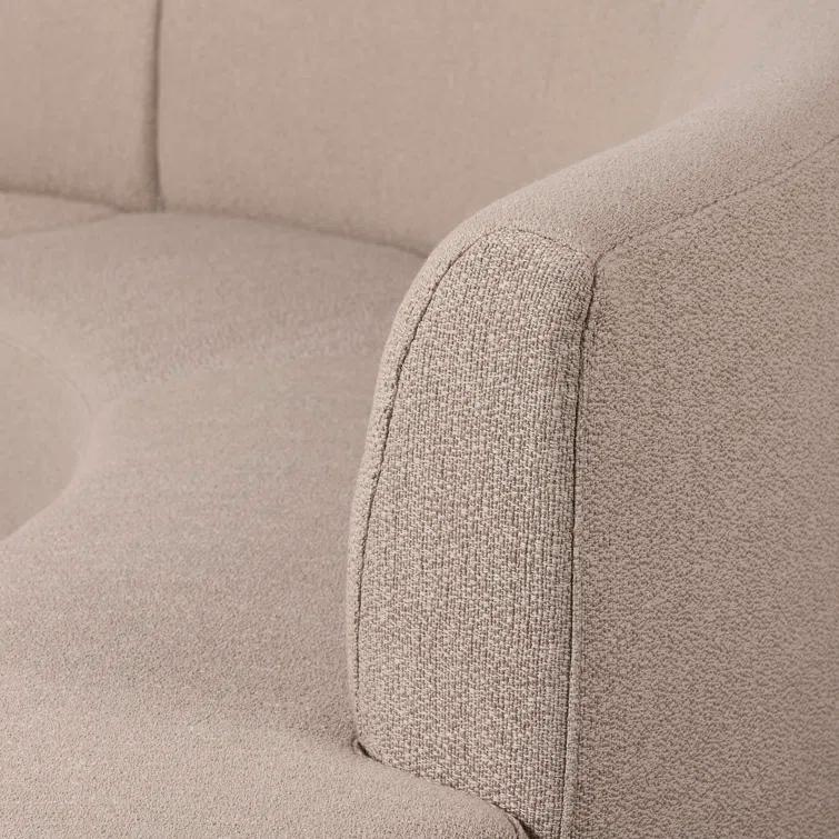 Kaylani Dining Bench - Taupe Performance Fabric