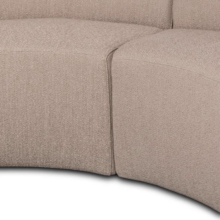 Kaylani Dining Bench - Taupe Performance Fabric