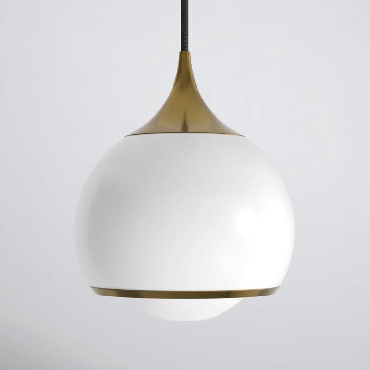 Kegan Single Light Glass Dimmable Pendant