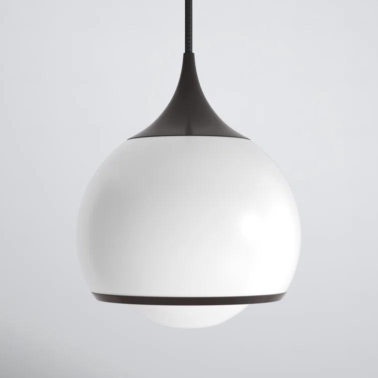 Kegan Single Light Glass Dimmable Pendant