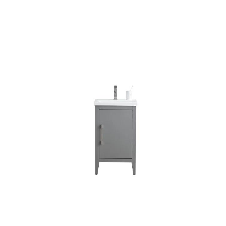 20'' Single Bathroom Vanity with Ceramic Top