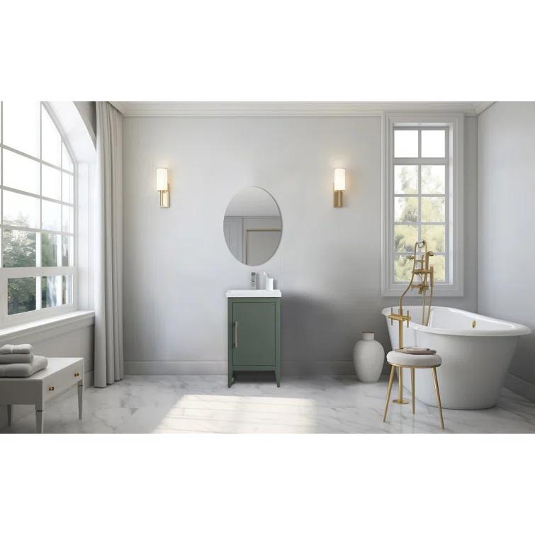 20'' Single Bathroom Vanity with Ceramic Top