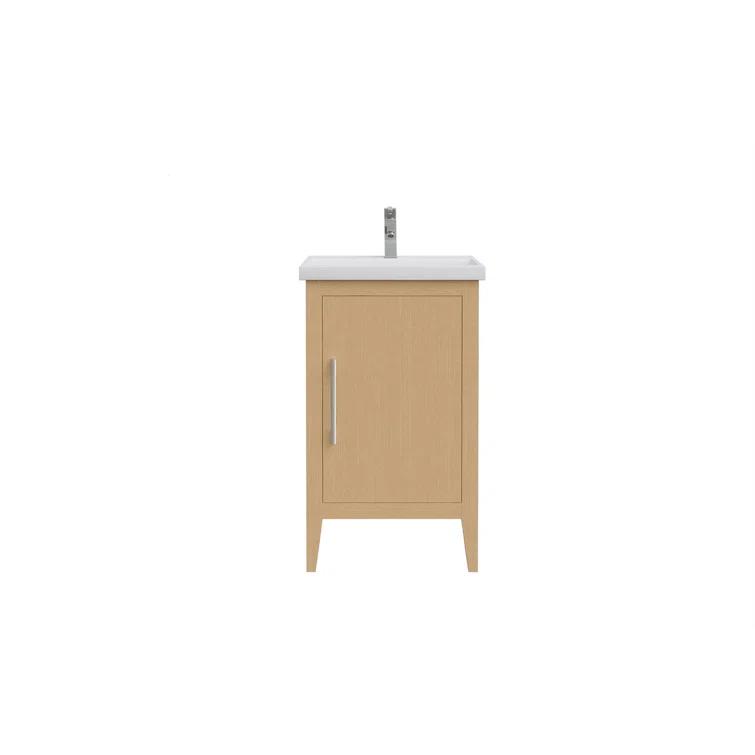 20'' Single Bathroom Vanity with Ceramic Top