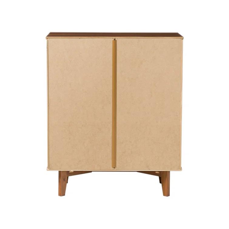 Yarber Groove 3 Drawer Solid Wood Chest