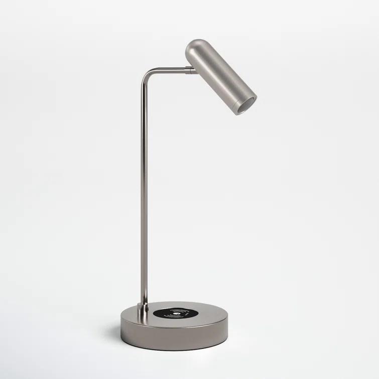 Avon 17" Desk Lamp With USB And Wireless Charging