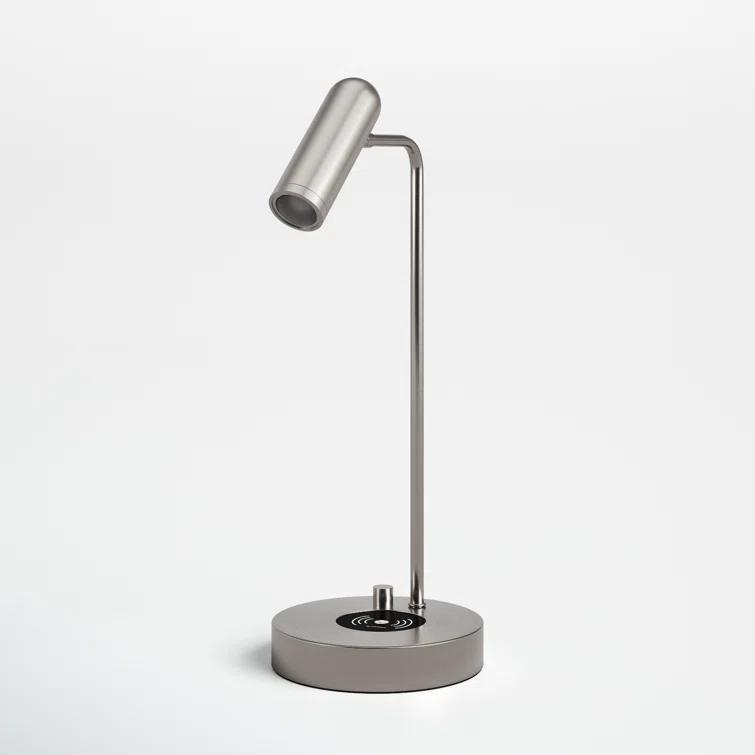 Avon 17" Desk Lamp With USB And Wireless Charging