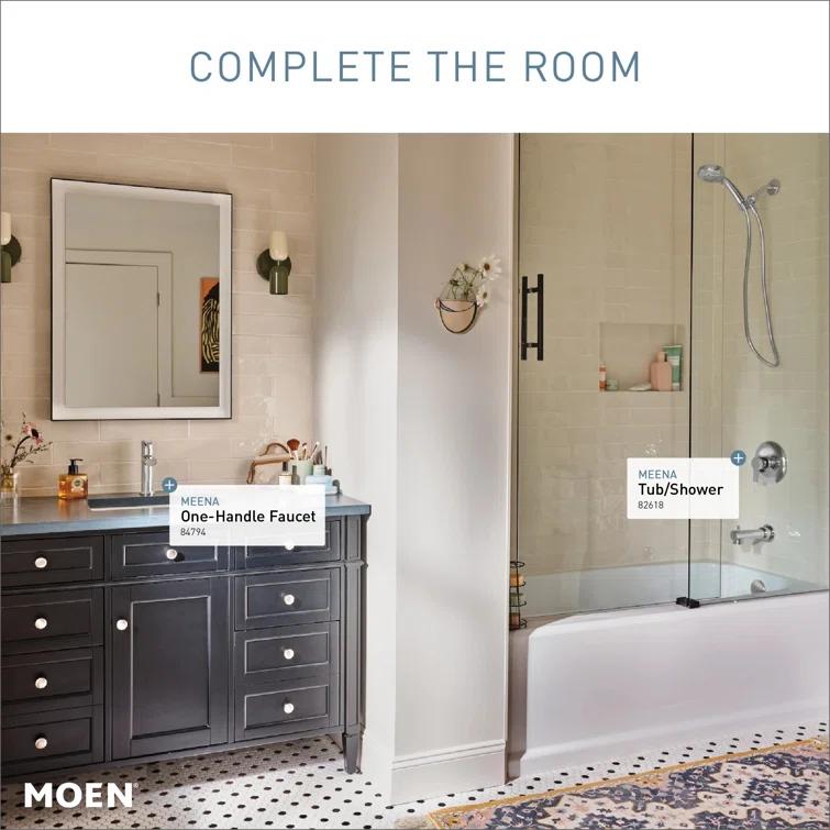 Moen Moen Meena Single Hole Bathroom Faucet with Drain Assembly 84794