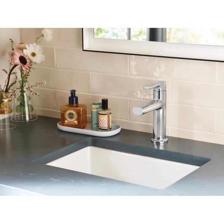 Moen Moen Meena Single Hole Bathroom Faucet with Drain Assembly 84794