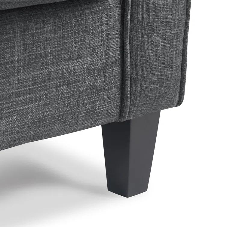 Serta Harmon Upholstered Reversible Sectional Sofa and Chaise