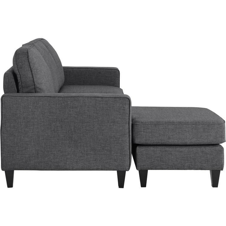 Serta Harmon Upholstered Reversible Sectional Sofa and Chaise