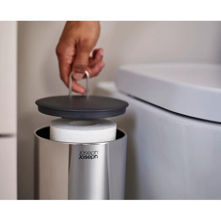 Joseph Joseph 70593 Joseph Joseph EasyStore Luxe Concealed Toilet Paper Holder
