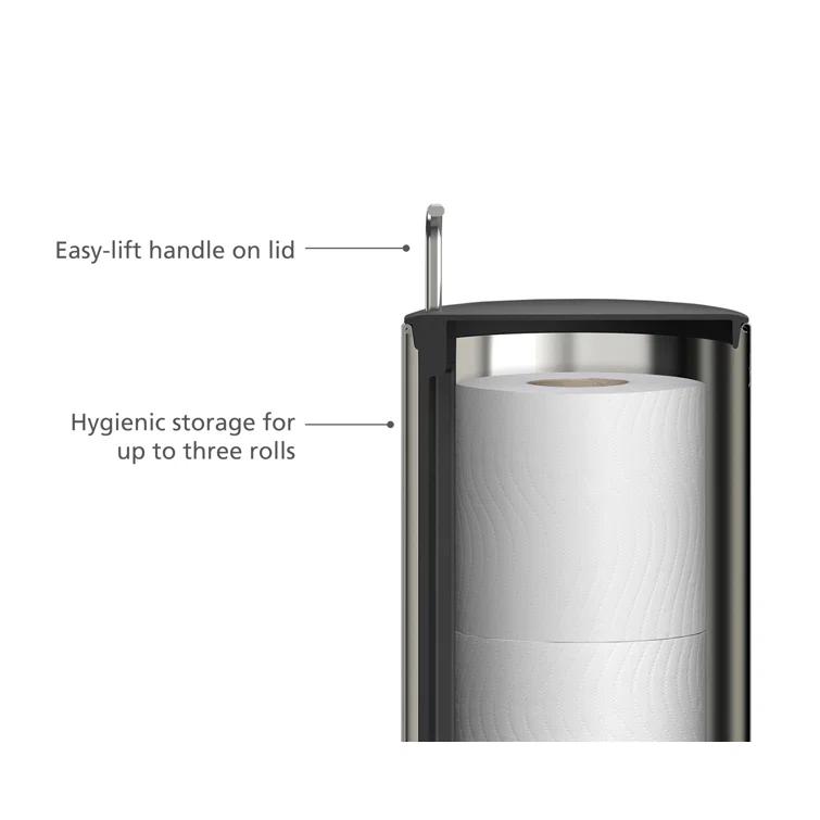 Joseph Joseph 70593 Joseph Joseph EasyStore Luxe Concealed Toilet Paper Holder