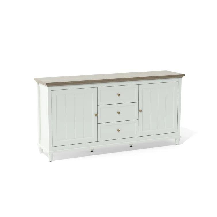 Anderson Chenon Sideboard - White & Brown