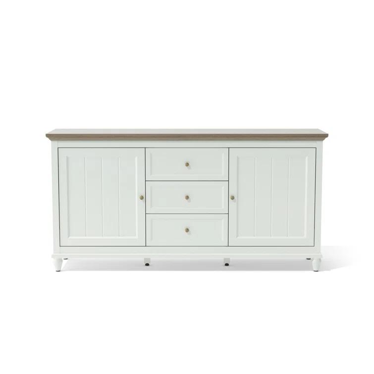 Anderson Chenon Sideboard - White & Brown