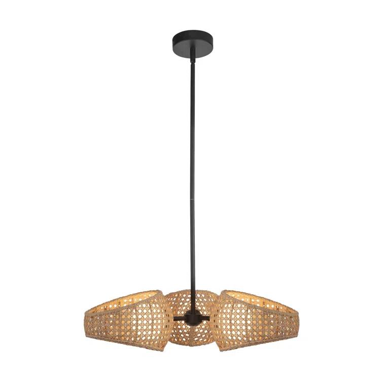 Kuzco Lighting Lanai 3 - Light Dimmable LED Shaded / Spider Chandelier