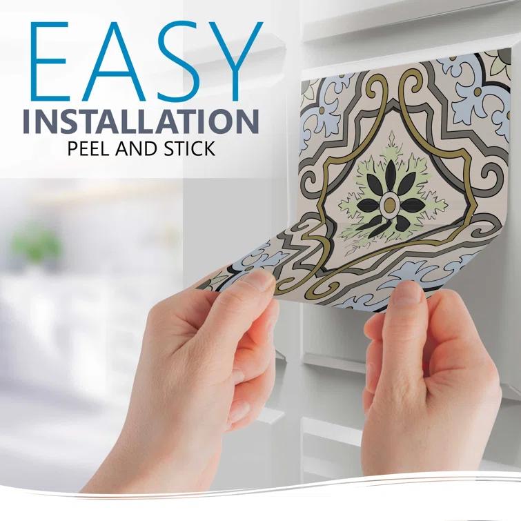 Mi Alma 12'' W x 12'' L Vinyl Peel and Stick Mosaic Tile (Set of 24)