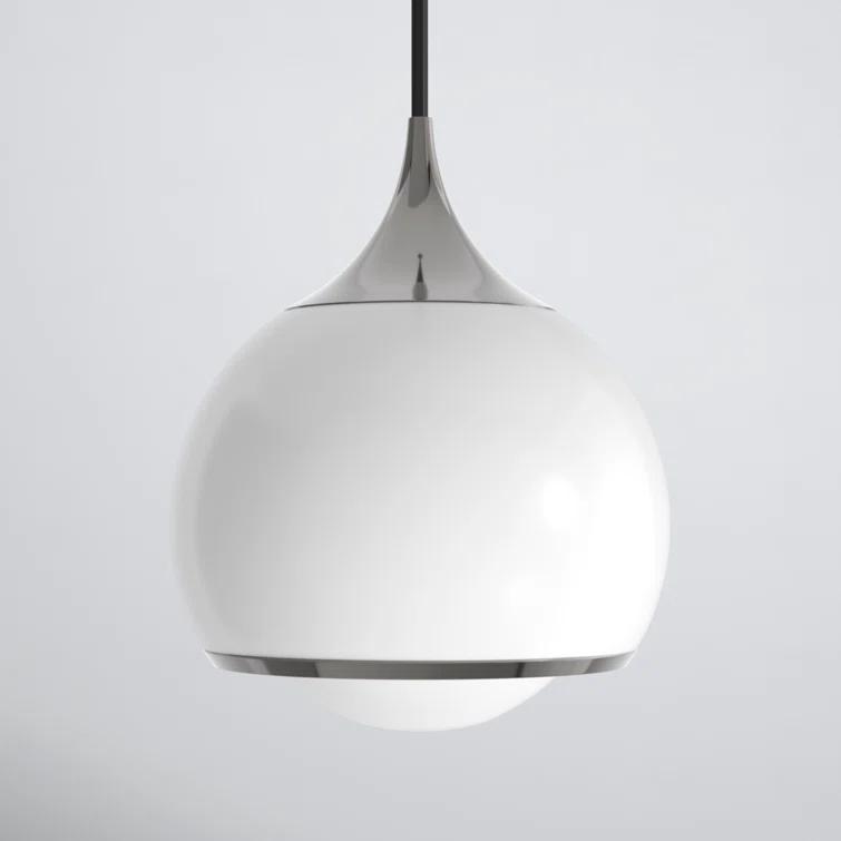 Kegan Single Light Glass Dimmable Pendant