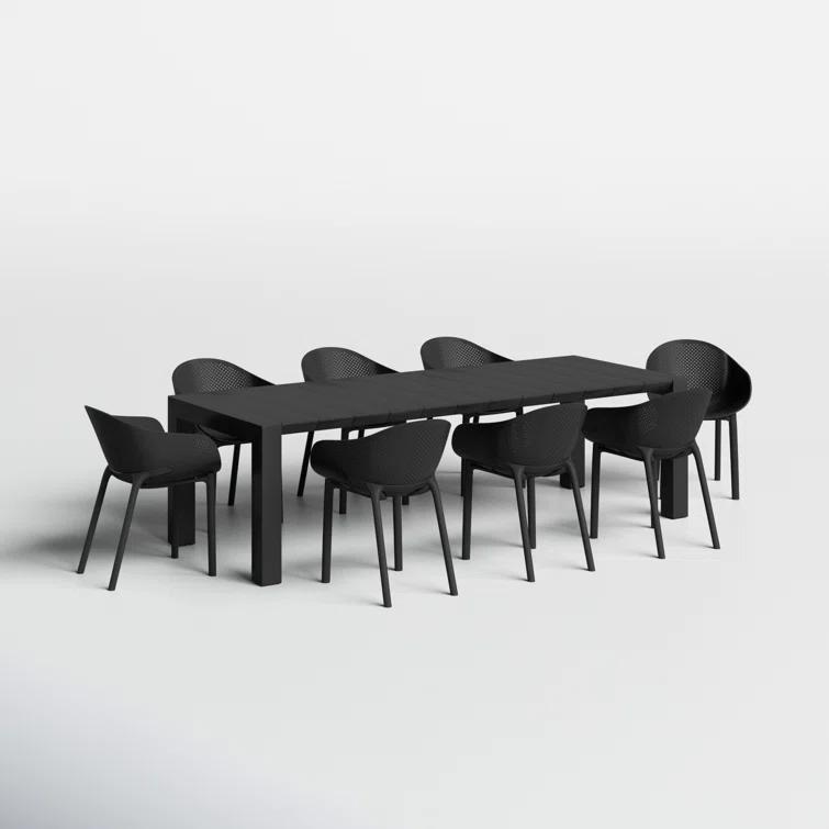 Farrah 102'' Rectangular 8 - Person Outdoor Dining Set