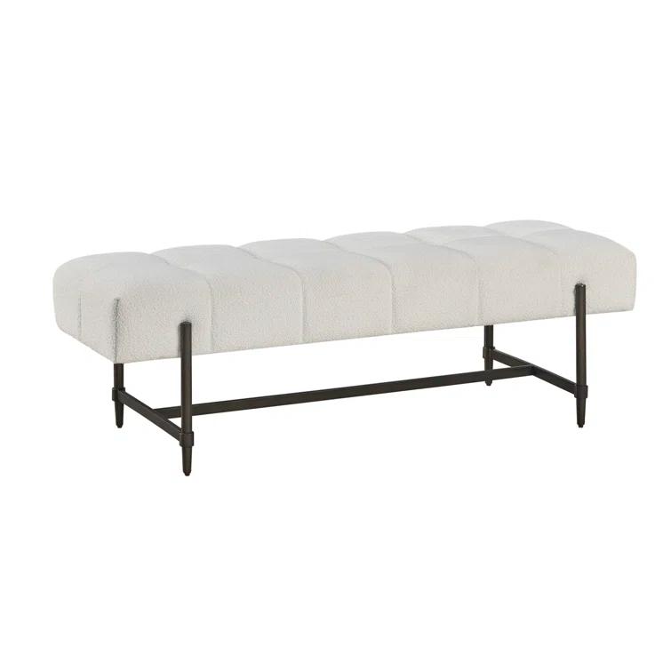 Universal Furniture Serene Polyester Blend Upholstered Bench