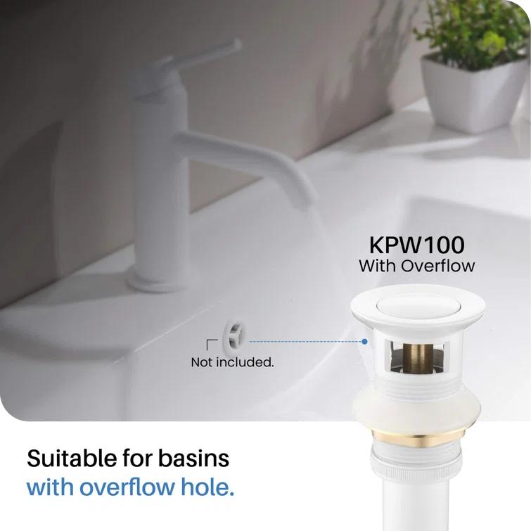 Circular Single-Hole Single-handle Bathroom Faucet