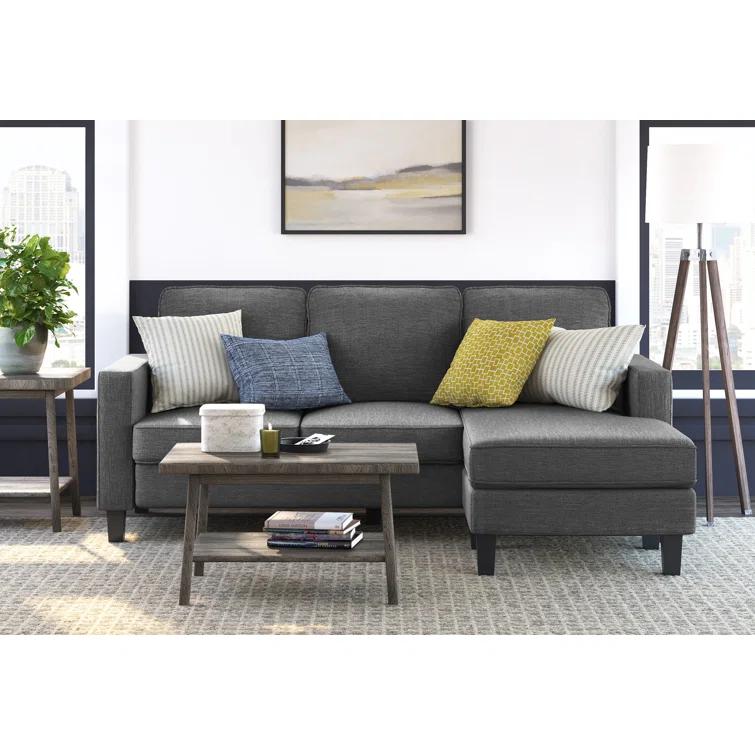 Serta Harmon Upholstered Reversible Sectional Sofa and Chaise