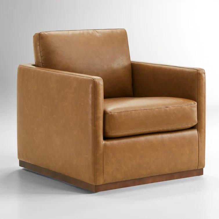 Benten Upholstered Swivel Armchair