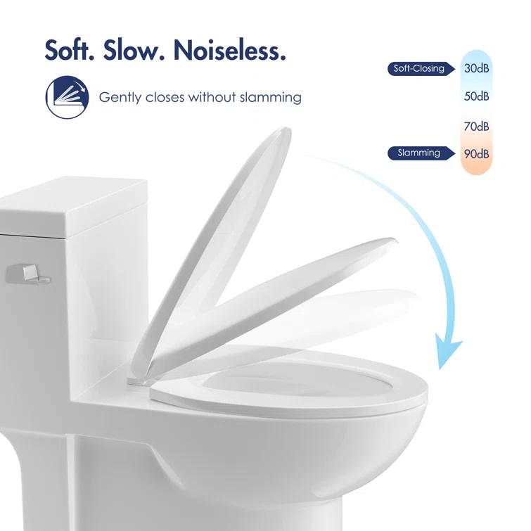 Denbigh Chair Height Elongated Comfort Height One-Piece Toilet (Seat Included)