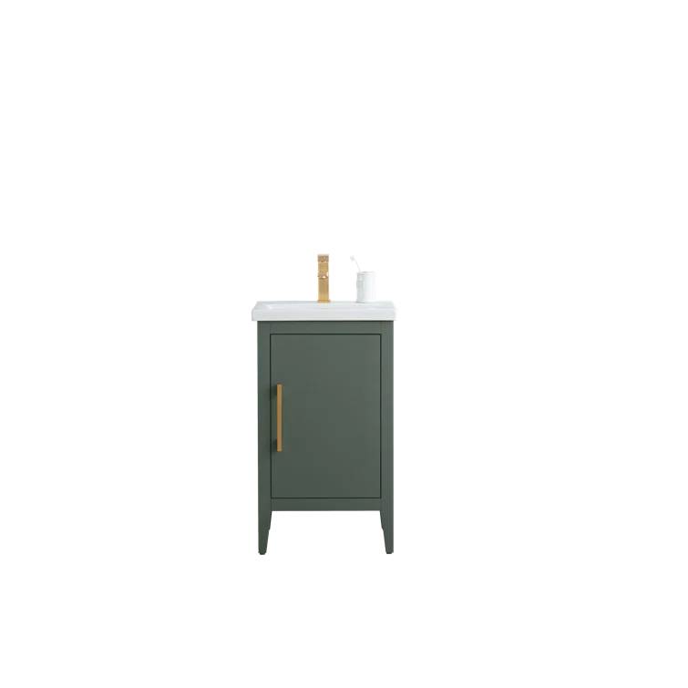 20'' Single Bathroom Vanity with Ceramic Top