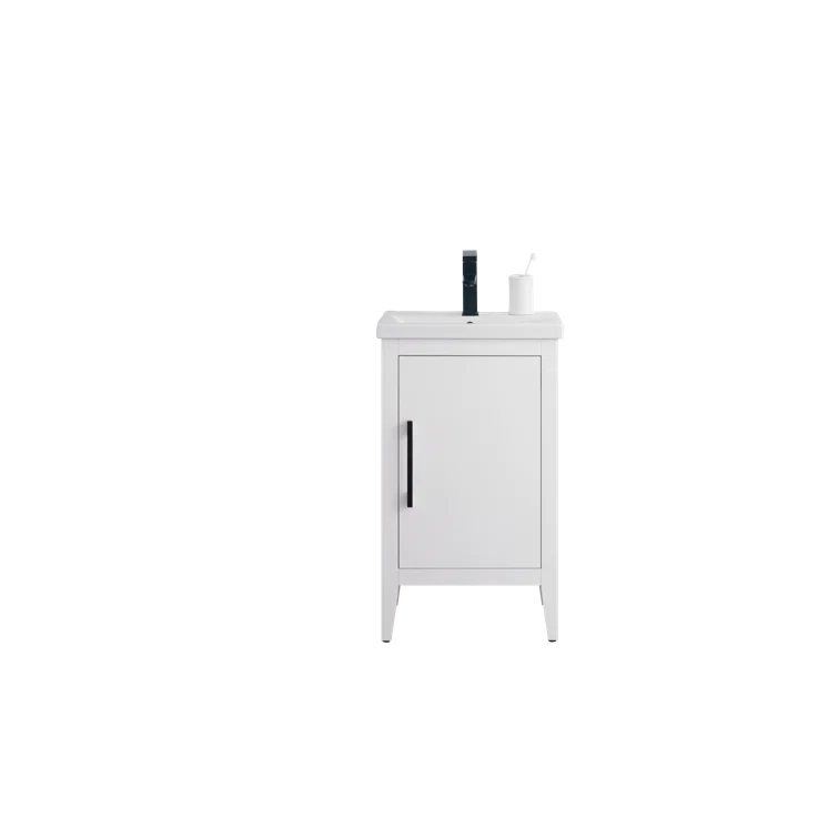 20'' Single Bathroom Vanity with Ceramic Top
