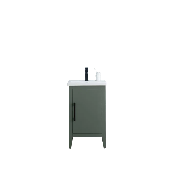 20'' Single Bathroom Vanity with Ceramic Top