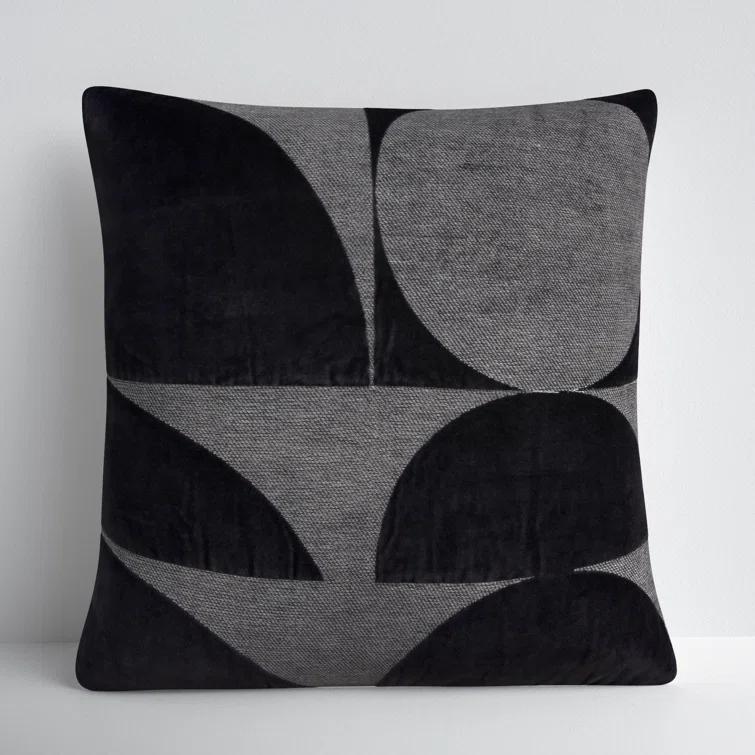 Joshelin Embroidered Cotton Throw Pillow