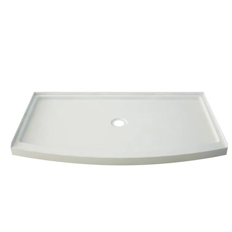 A&E Bath and Shower 60'' W 77.5'' H Framed Shower Enclosure Halim-60-BLK