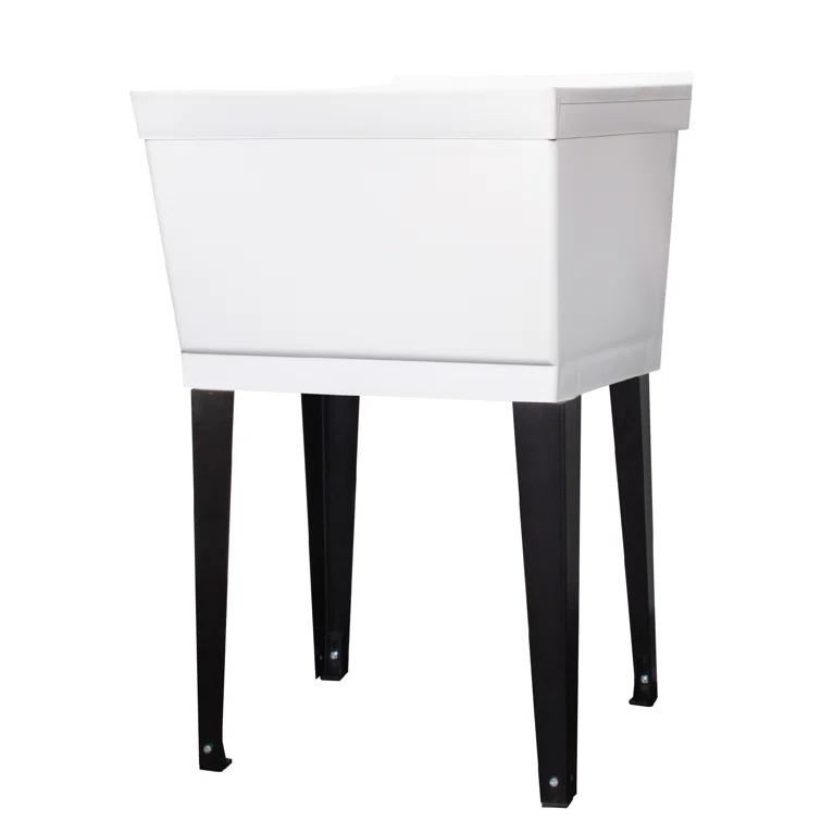 23.5'' L x 23.5'' W Free Standing Laundry Sink