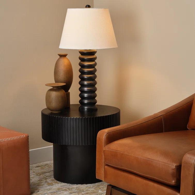 Jamie Young Company Notch Solid Wood End Table