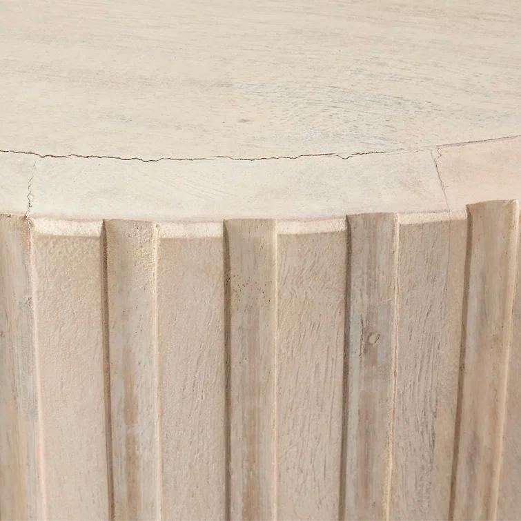 Notch Solid Wood End Table
