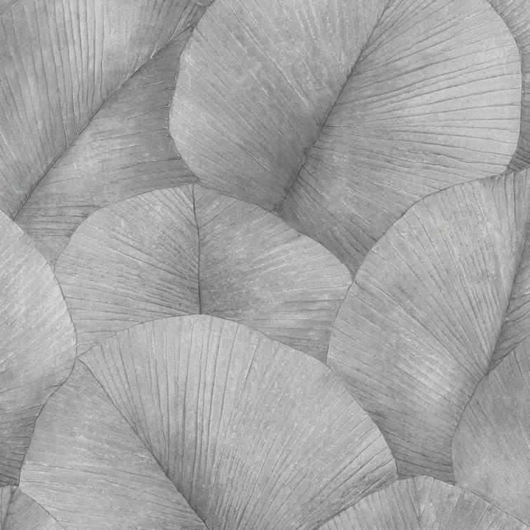 Kumano 3D Embossed Palm Leaf Wallpaper Roll