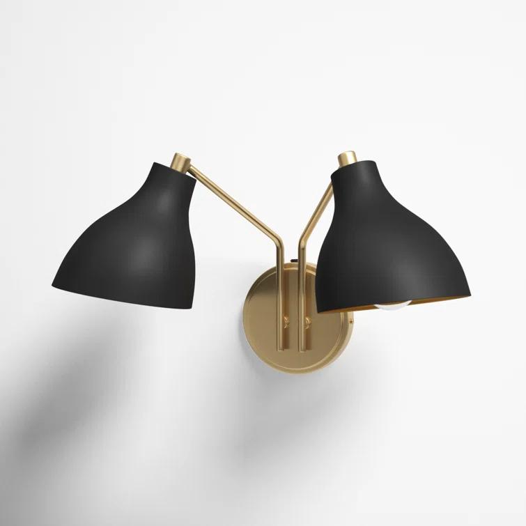 Elyse 2 Light Dimmable Armed Sconce