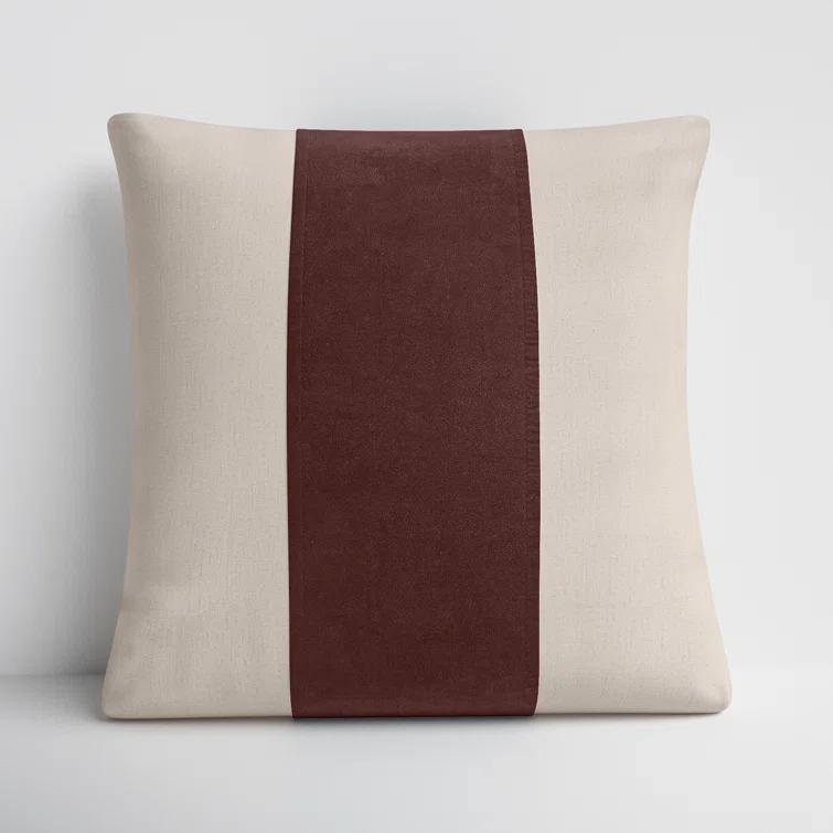 Kat Striped Cotton Throw Pillow