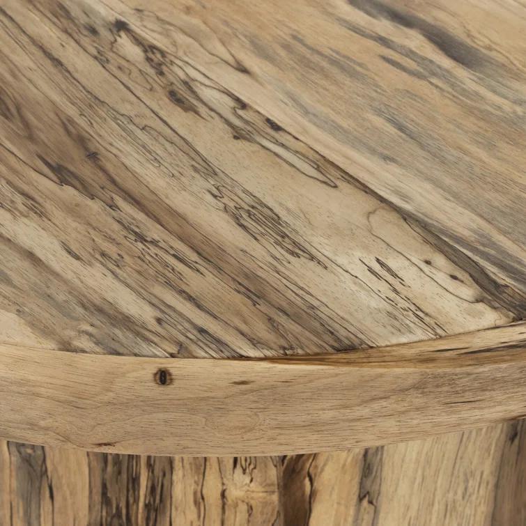 Boni Round Pedestal Coffee Table - Natural