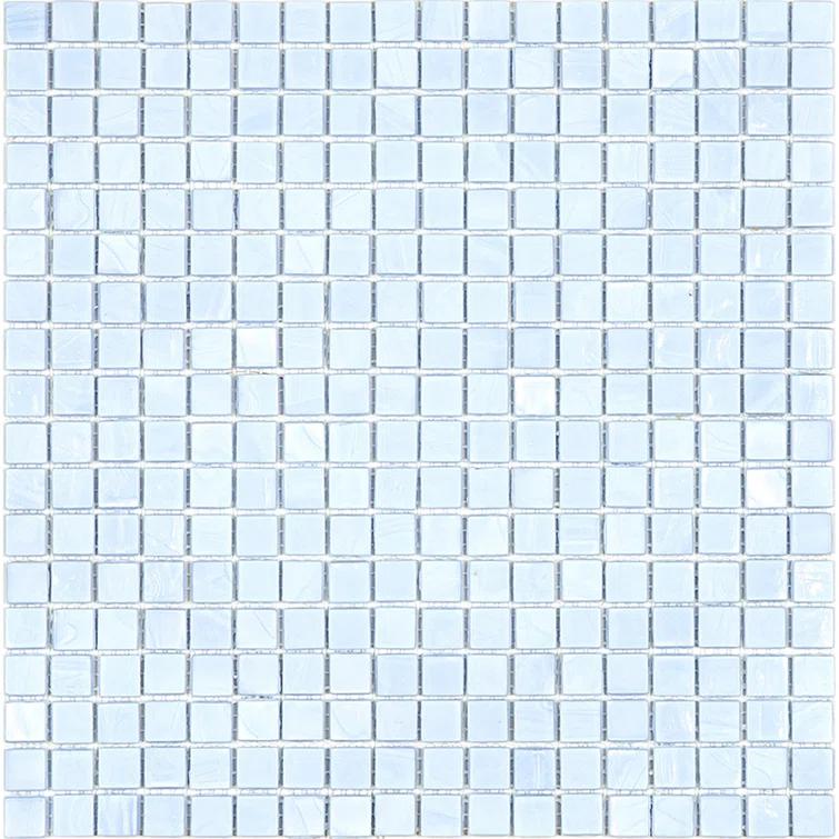 Skosh 0.6" x 0.6" Glass Grid Mosaic Wall & Floor Tile