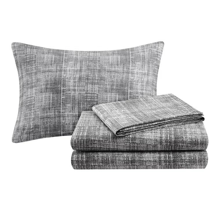 Saben Striped Comforter Set with Cotton Bed Sheets