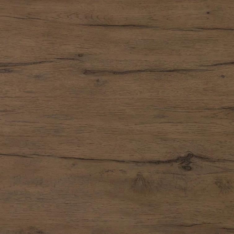 Leo 82'' Rustic Brown Oak Sideboard with Plinth Base